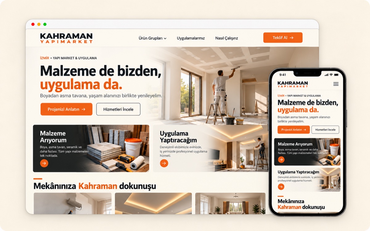 Kahraman Yapı Market & Uygulama